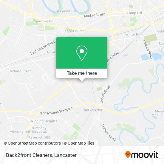 Mapa de Back2front Cleaners
