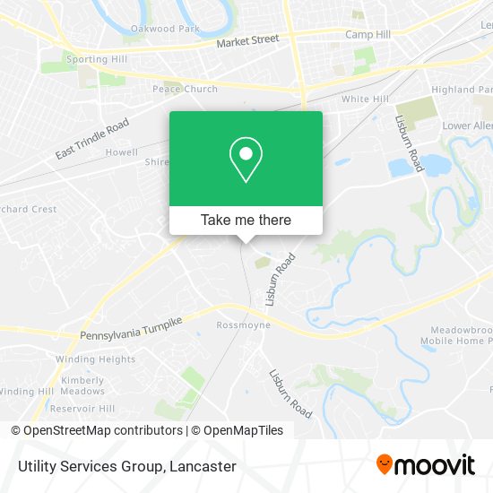 Mapa de Utility Services Group