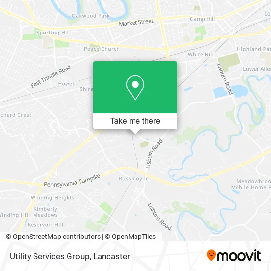 Utility Services Group map