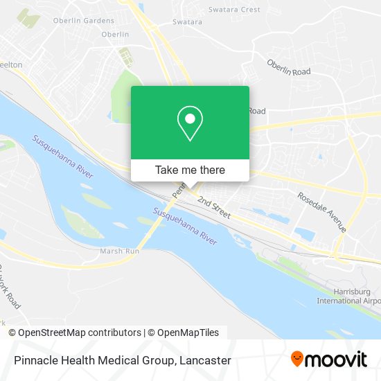 Mapa de Pinnacle Health Medical Group