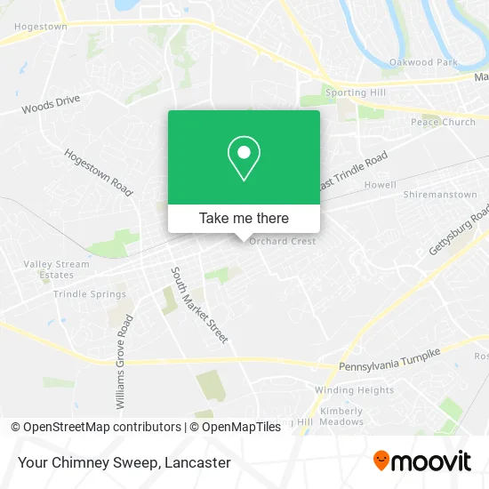 Your Chimney Sweep map