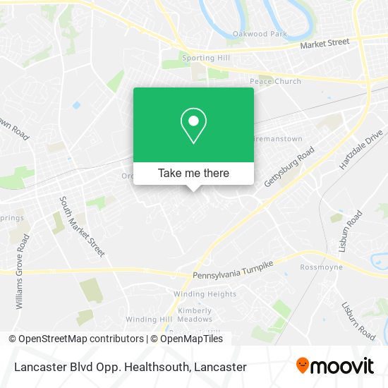 Lancaster Blvd Opp. Healthsouth map