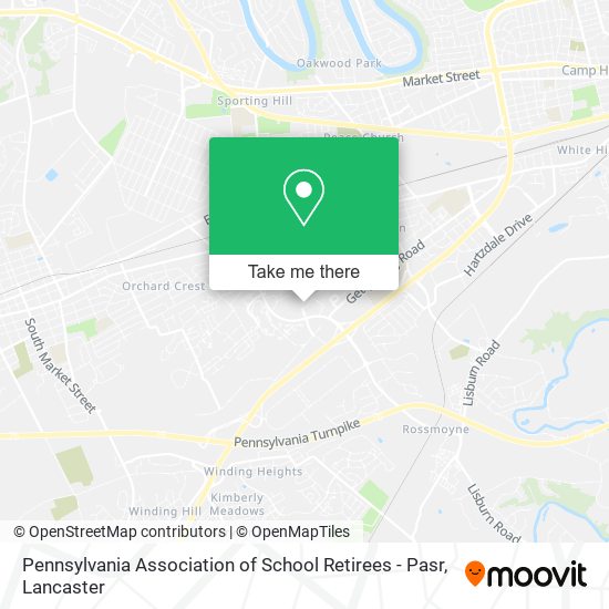 Pennsylvania Association of School Retirees - Pasr map
