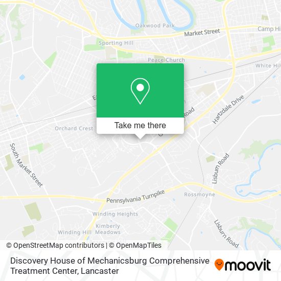 Mapa de Discovery House of Mechanicsburg Comprehensive Treatment Center