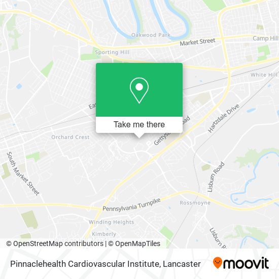 Pinnaclehealth Cardiovascular Institute map