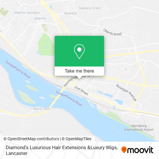 Diamond's Luxurious Hair Extensions &Luxury Wigs map