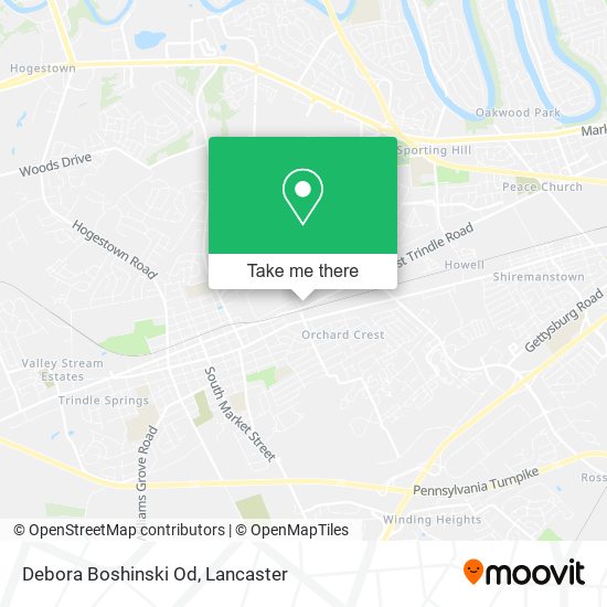 Mapa de Debora Boshinski Od