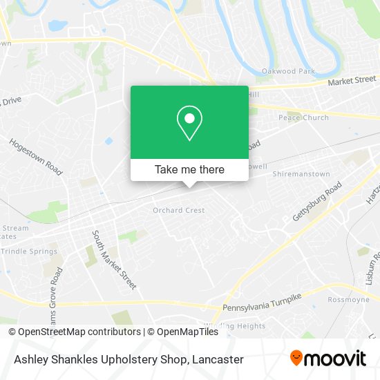 Ashley Shankles Upholstery Shop map