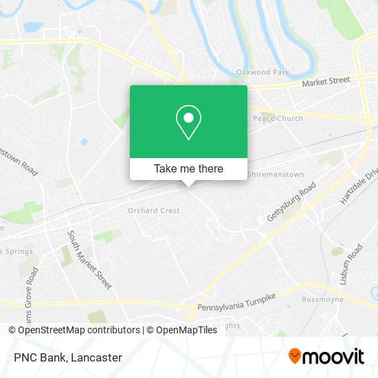 PNC Bank map