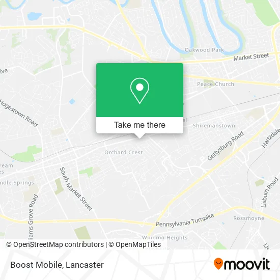 Boost Mobile map