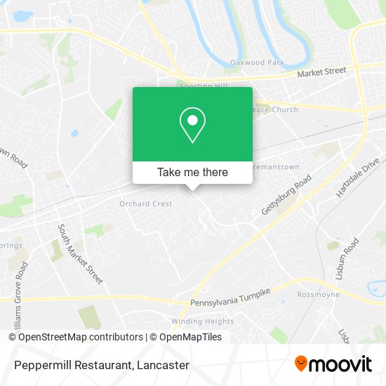 Peppermill Restaurant map