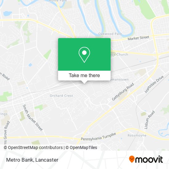 Mapa de Metro Bank