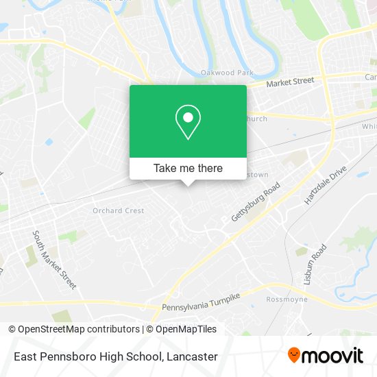 Mapa de East Pennsboro High School