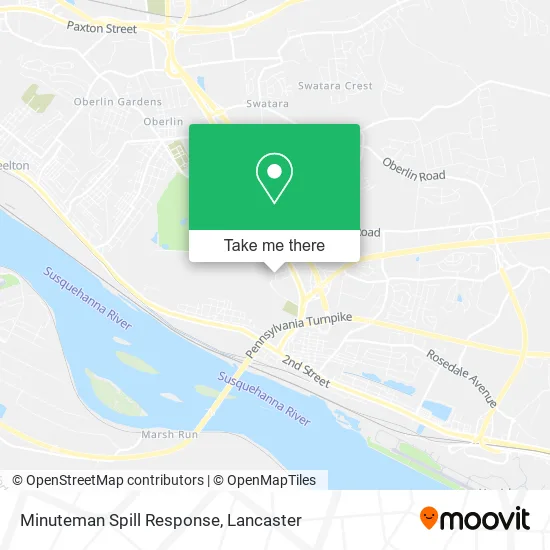 Minuteman Spill Response map