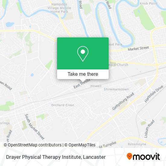 Drayer Physical Therapy Institute map
