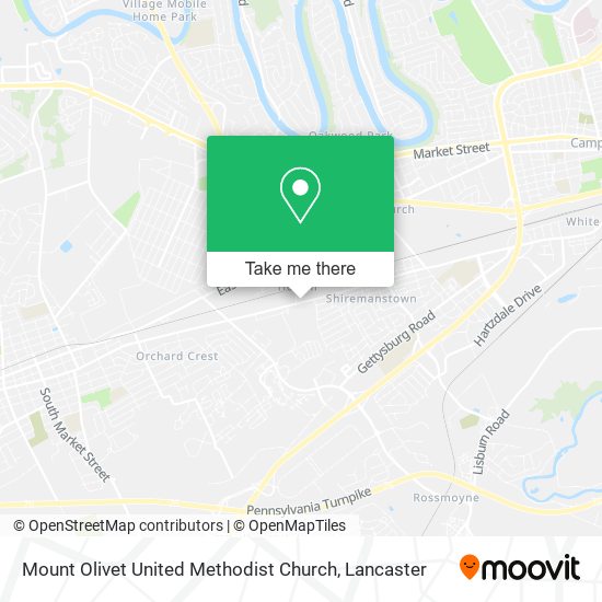 Mount Olivet United Methodist Church map