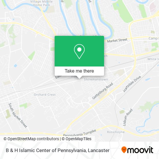 B & H Islamic Center of Pennsylvania map