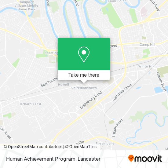 Human Achievement Program map