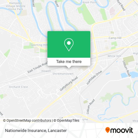 Nationwide Insurance map