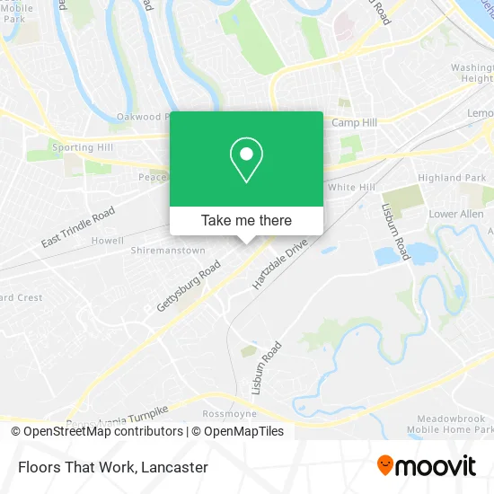 Floors That Work map