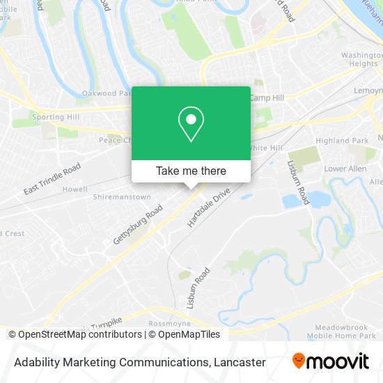 Adability Marketing Communications map