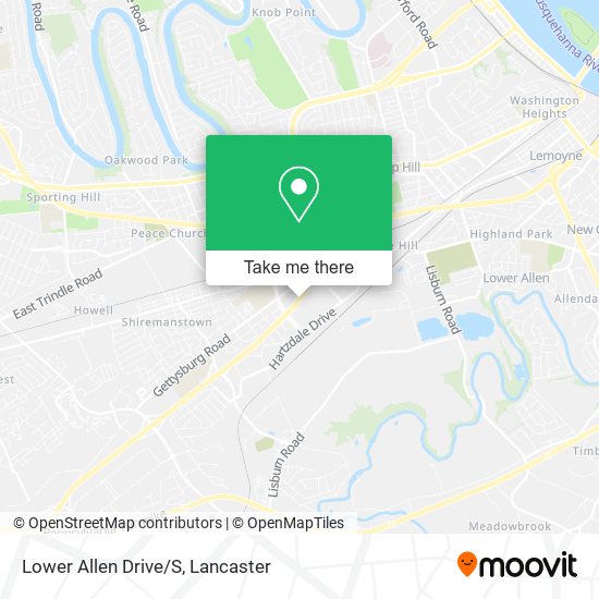 Lower Allen Drive/S map