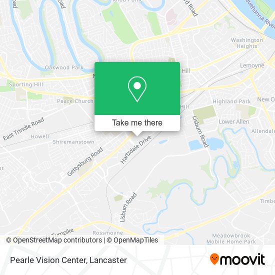 Mapa de Pearle Vision Center