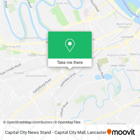 Capital City News Stand - Capital City Mall map