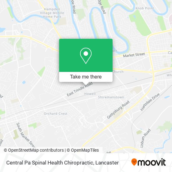 Central Pa Spinal Health Chiropractic map