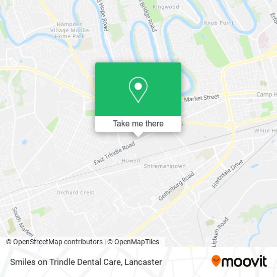 Smiles on Trindle Dental Care map