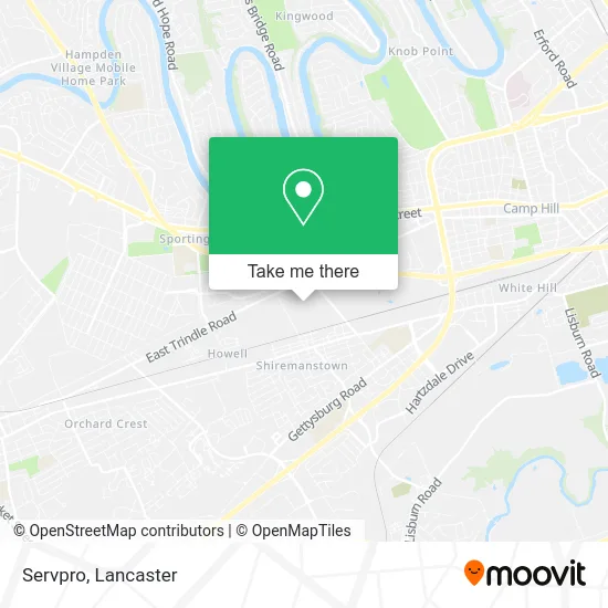 Servpro map