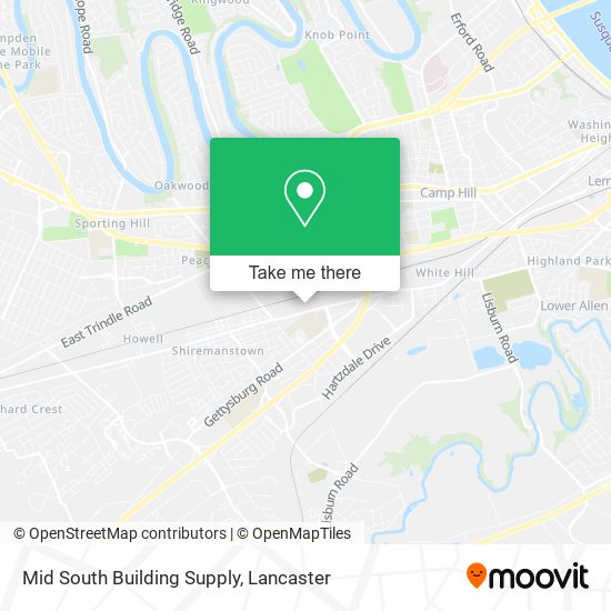 Mapa de Mid South Building Supply