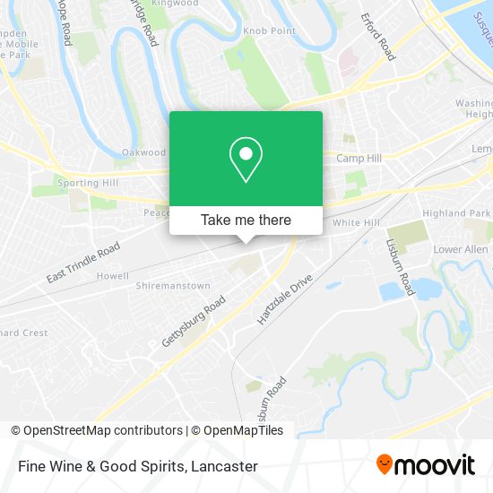 Fine Wine & Good Spirits map