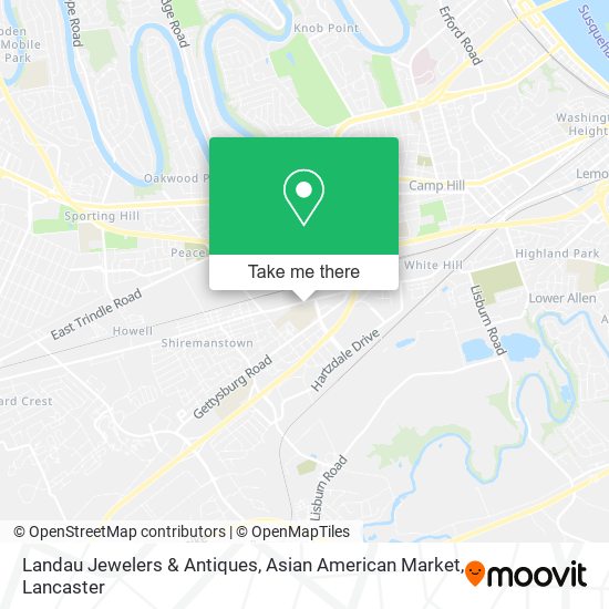Landau Jewelers & Antiques, Asian American Market map