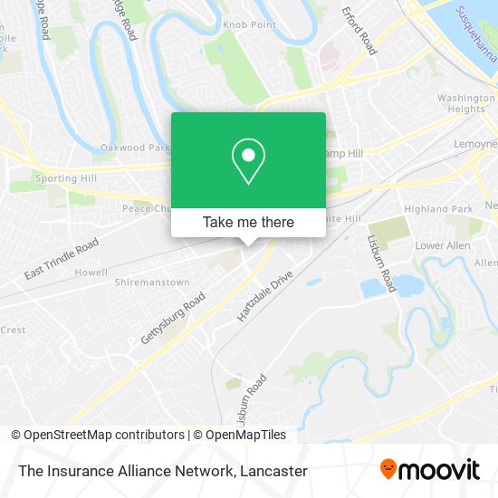 Mapa de The Insurance Alliance Network