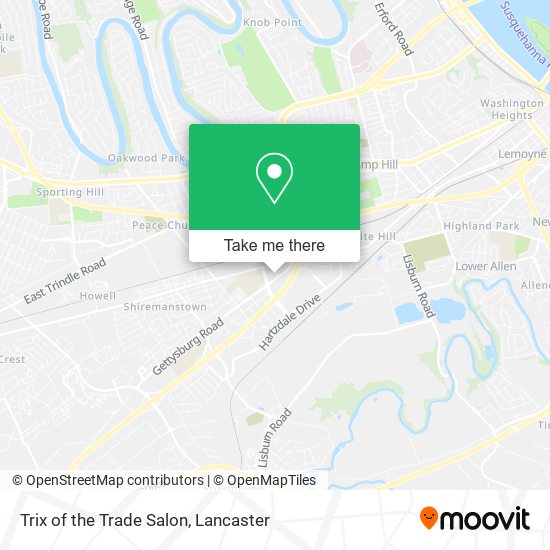 Trix of the Trade Salon map