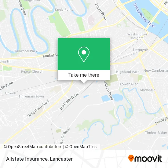 Allstate Insurance map