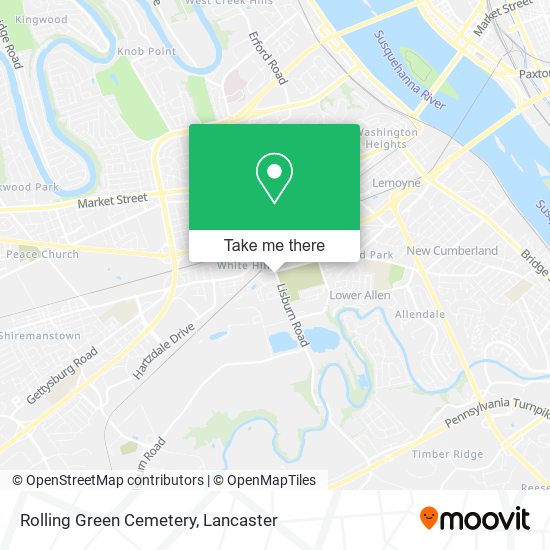 Mapa de Rolling Green Cemetery