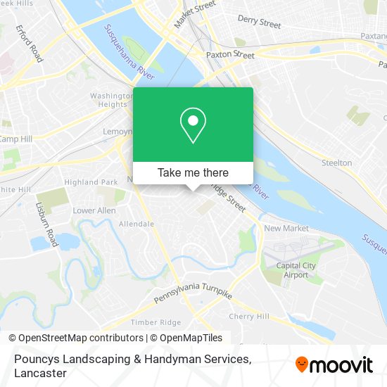 Pouncys Landscaping & Handyman Services map