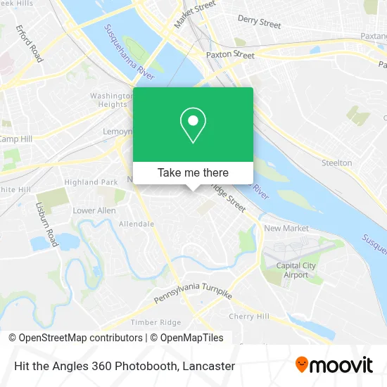Hit the Angles 360 Photobooth map