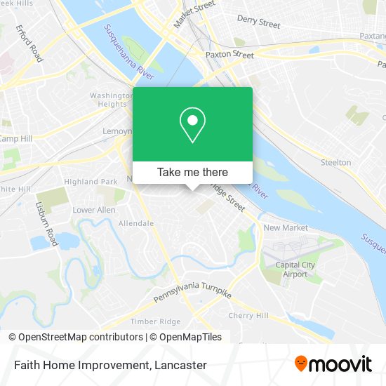 Mapa de Faith Home Improvement