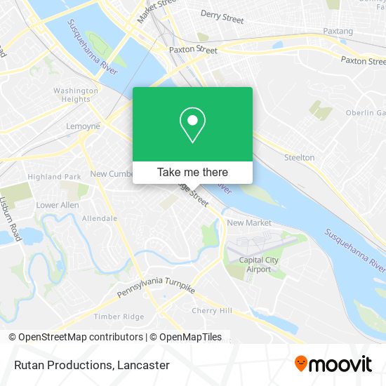 Rutan Productions map