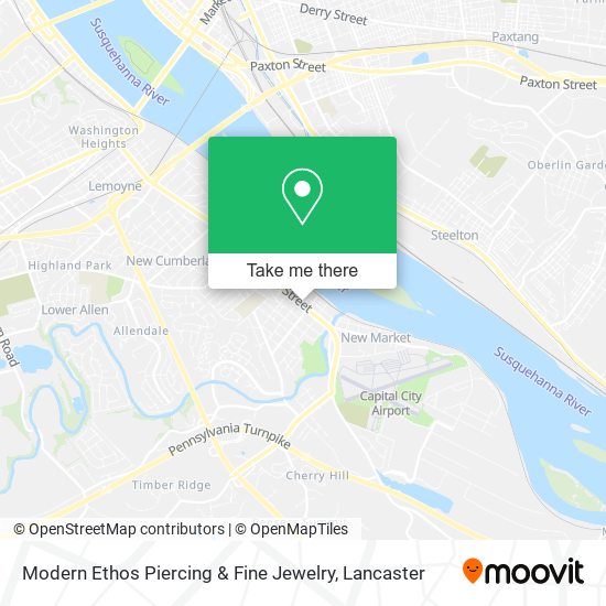 Mapa de Modern Ethos Piercing & Fine Jewelry