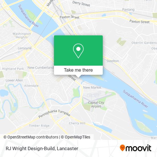 Mapa de RJ Wright Design-Build