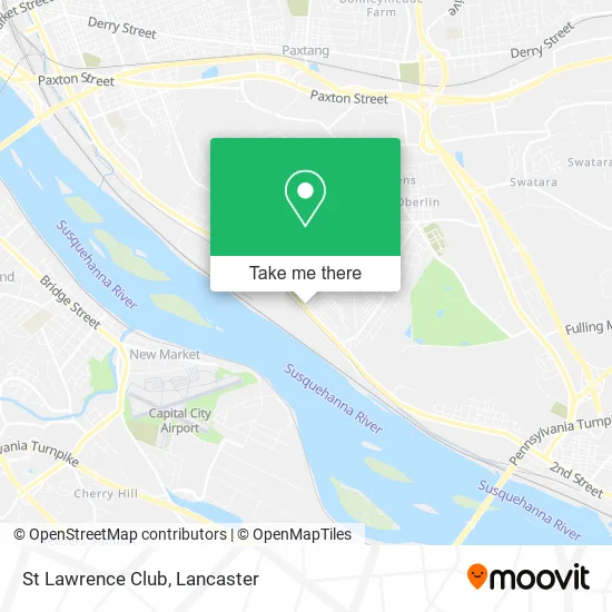 St Lawrence Club map