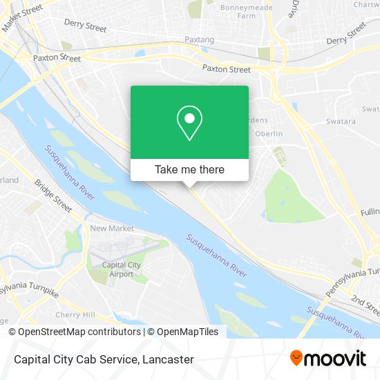 Capital City Cab Service map