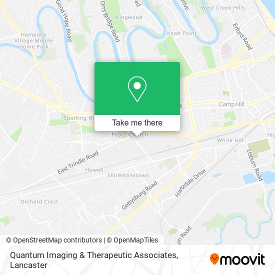 Quantum Imaging & Therapeutic Associates map