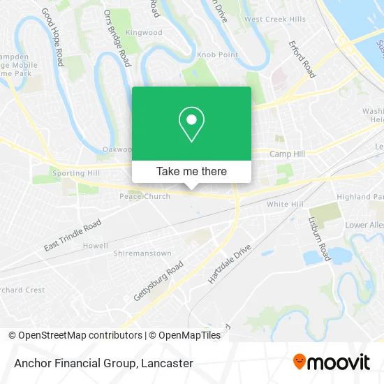 Anchor Financial Group map