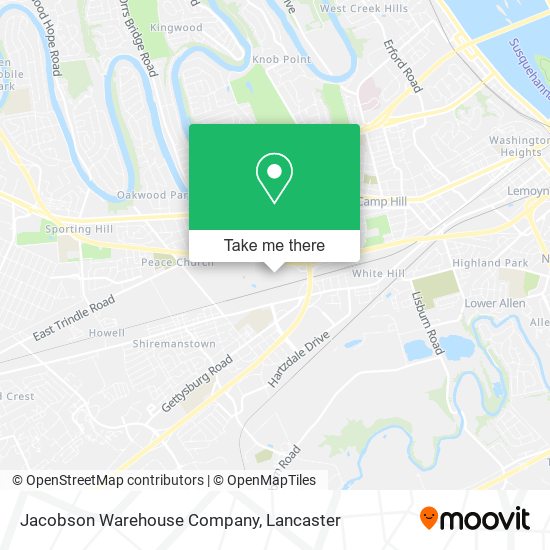 Mapa de Jacobson Warehouse Company