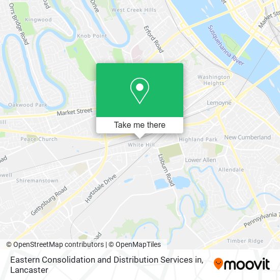 Mapa de Eastern Consolidation and Distribution Services in
